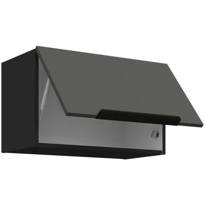 LUNARA Dunstabzugshaube – Breite 60 cm, Graphit/Schwarz