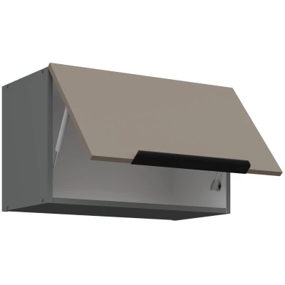 LUNARA Dunstabzugshaube – Breite 60 cm, Dunkelbeige/Anthrazit