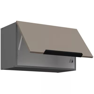 LUNARA Dunstabzugshaube – Breite 60 cm, Dunkelbeige/Anthrazit