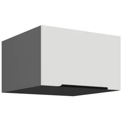 Oberschrank mit Flügeltüren LUNARA – Breite 60 cm, weiß/anthrazit