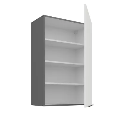 Hoher Wandschrank LUNARA – Breite 60 cm, weiß/anthrazit