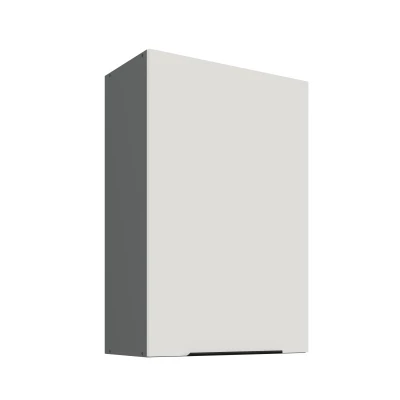 Hoher Wandschrank LUNARA – Breite 60 cm, weiß/anthrazit