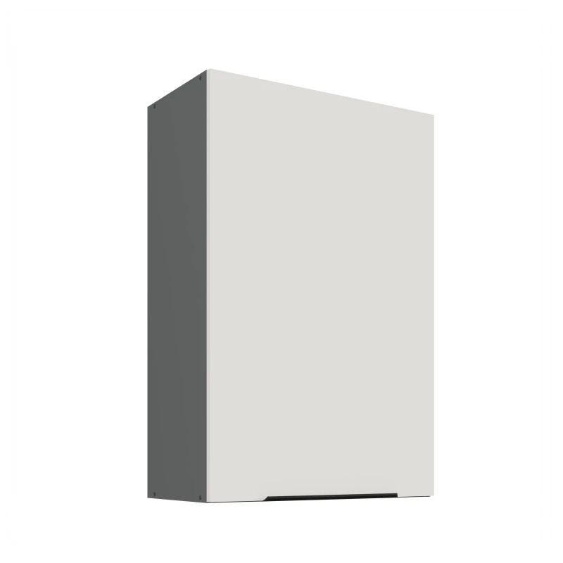 Hoher Wandschrank LUNARA – Breite 60 cm, weiß/anthrazit