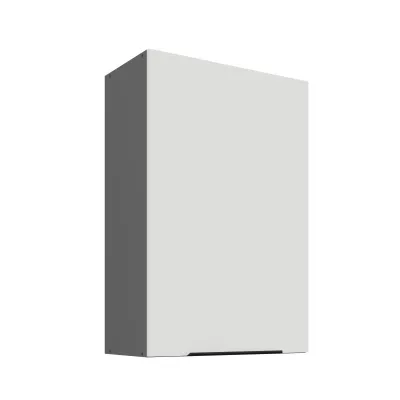 Hoher Wandschrank LUNARA – Breite 60 cm, weiß/anthrazit