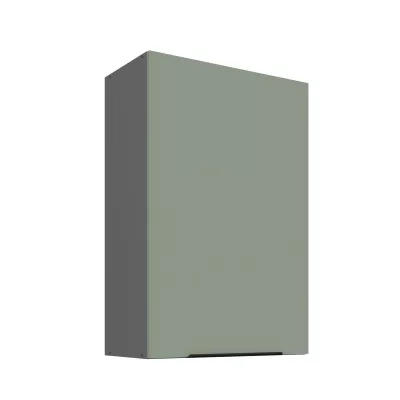 Hoher Wandschrank LUNARA – Breite 60 cm, Grün/Anthrazit