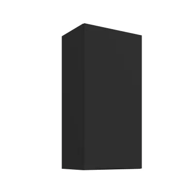 Hoher Wandschrank LUNARA – Breite 45 cm, schwarz