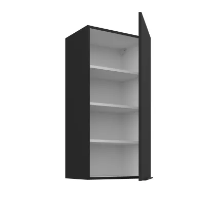 Hoher Wandschrank LUNARA – Breite 45 cm, grün/schwarz
