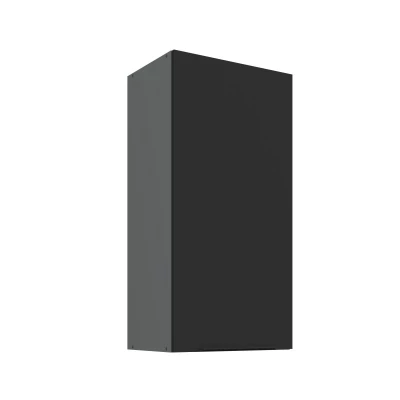 Hoher Wandschrank LUNARA – Breite 45 cm, Schwarz/Anthrazit
