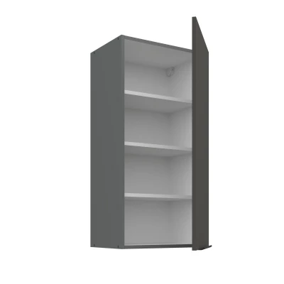 LUNARA Hochschrank – Breite 45 cm, Graphit/Anthrazit