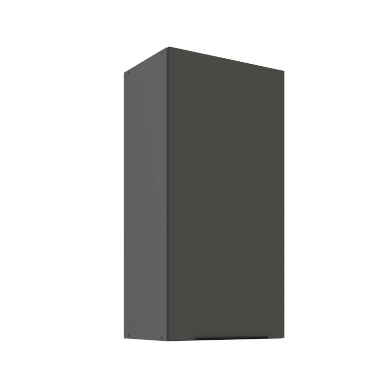 LUNARA Hochschrank – Breite 45 cm, Graphit/Anthrazit