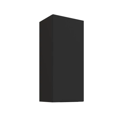 Hoher Wandschrank LUNARA – Breite 40 cm, schwarz