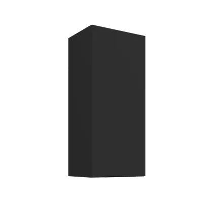 Hoher Wandschrank LUNARA – Breite 40 cm, schwarz