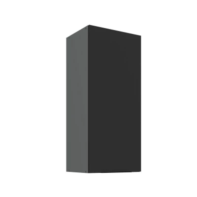 Hoher Wandschrank LUNARA – Breite 40 cm, Schwarz/Anthrazit