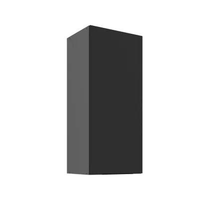 Hoher Wandschrank LUNARA – Breite 40 cm, Schwarz/Anthrazit