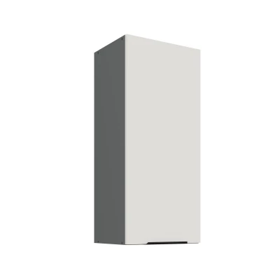 Hoher Wandschrank LUNARA – Breite 40 cm, Weiß/Anthrazit