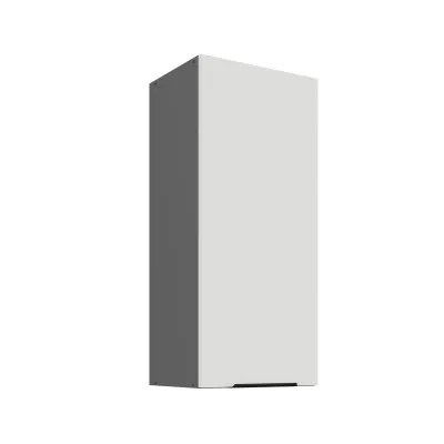 Hoher Wandschrank LUNARA – Breite 40 cm, Weiß/Anthrazit