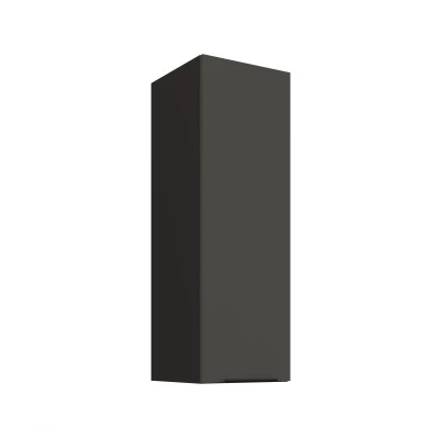 Hoher Wandschrank LUNARA – Breite 30 cm, Graphit/Schwarz