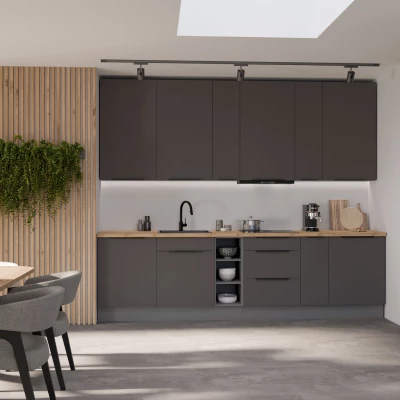 Oberschrank LUNARA 1 - 60x60 cm, Graphit/Anthrazit