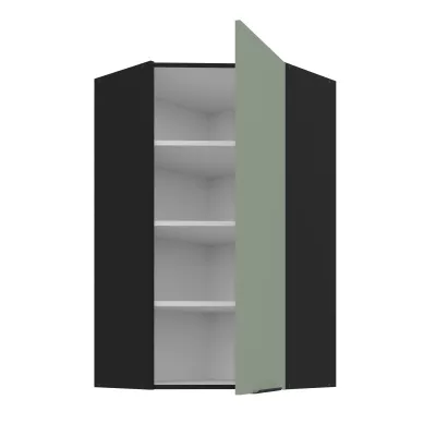 Hochschrank LUNARA 1 - 60x60 cm, grün/schwarz