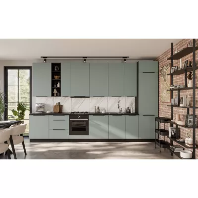 Hochschrank LUNARA 1 - 60x60 cm, grün/schwarz