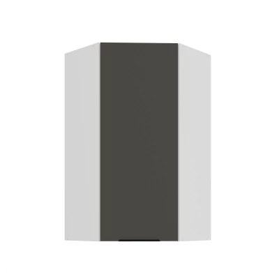 Hochschrank LUNARA 1 – 60 x 60 cm, Graphit/Weiß