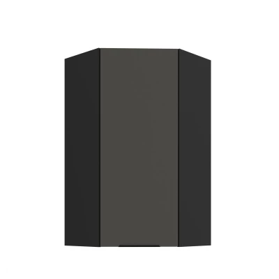 Hochschrank LUNARA 1 – 60 x 60 cm, Graphit/Schwarz