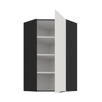 Hochschrank LUNARA 1 - 60x60 cm, weiß/schwarz