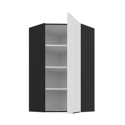 Hochschrank LUNARA 1 - 60x60 cm, weiß/schwarz