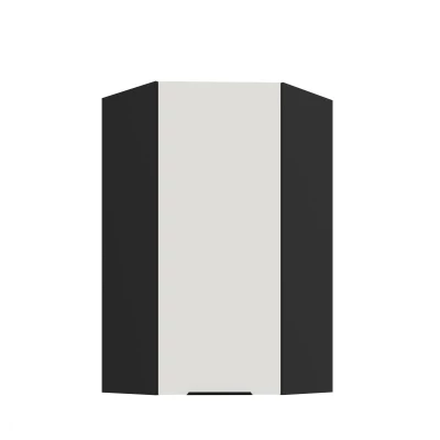 Hochschrank LUNARA 1 - 60x60 cm, weiß/schwarz