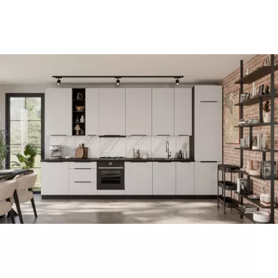 Hochschrank LUNARA 1 - 60x60 cm, weiß/schwarz