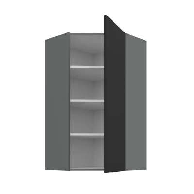 Hochschrank LUNARA 1 - 60x60 cm, schwarz/anthrazit