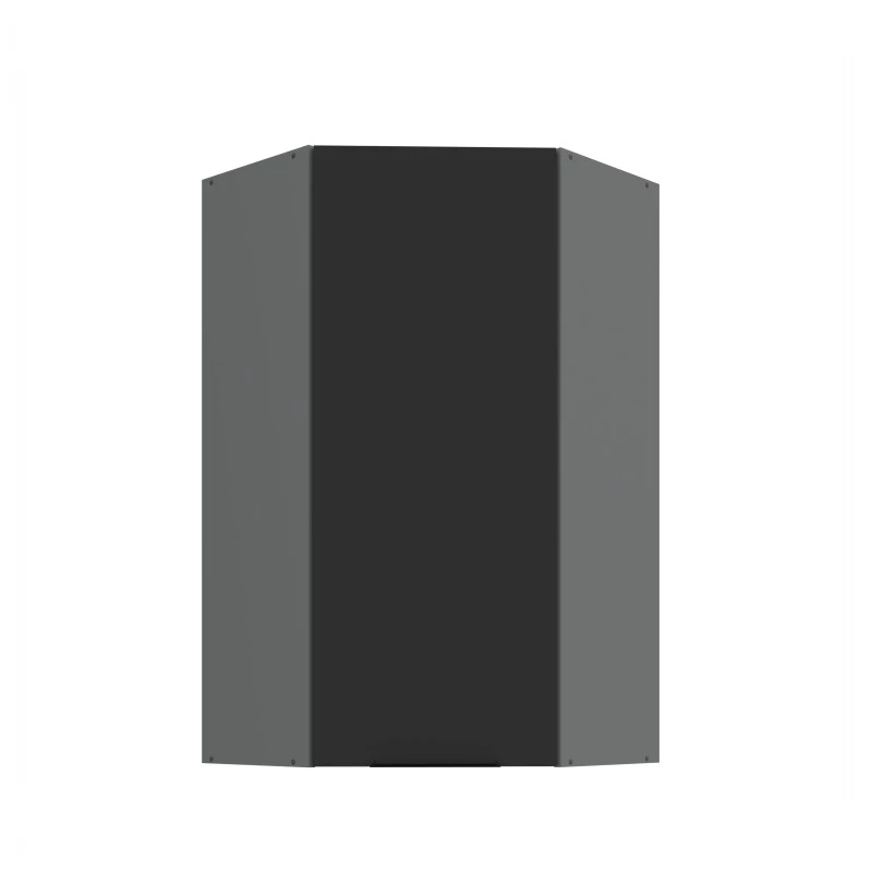 Hochschrank LUNARA 1 - 60x60 cm, schwarz/anthrazit