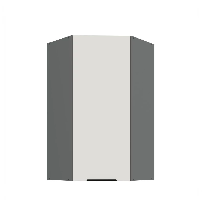 Hochschrank LUNARA 1 - 60x60 cm, weiß/anthrazit