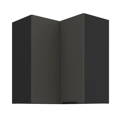 Oberschrank LUNARA 2 - 60x60 cm, Graphit/Schwarz