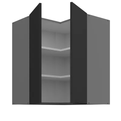 Oberschrank LUNARA 2 - 60x60 cm, schwarz/anthrazit