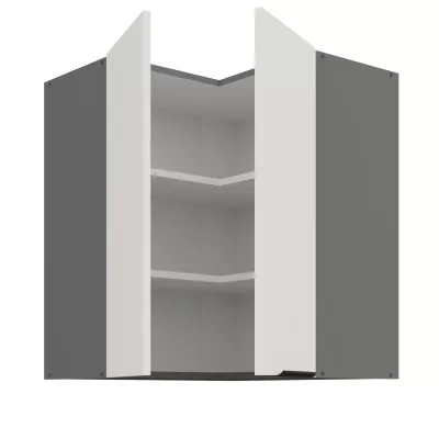 Oberschrank LUNARA 2 - 60x60 cm, weiß/anthrazit