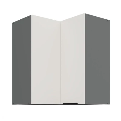 Oberschrank LUNARA 2 - 60x60 cm, weiß/anthrazit