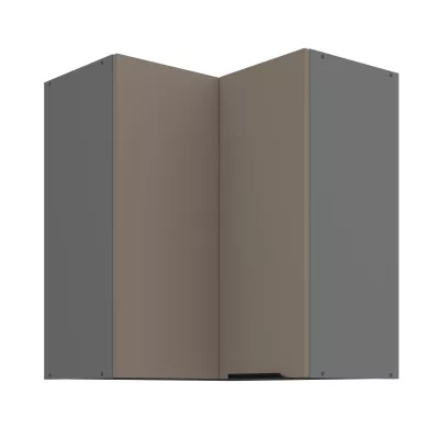 Oberschrank LUNARA 2 - 60x60 cm, dunkelbeige/anthrazit