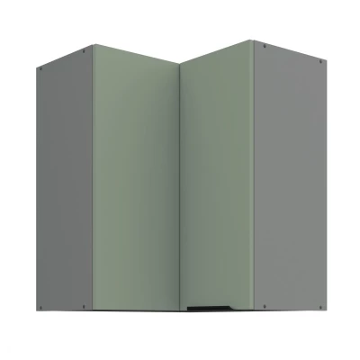 Oberschrank LUNARA 2 - 60x60 cm, grün/anthrazit