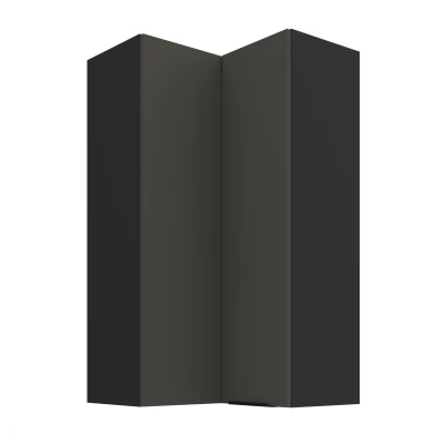 Hochschrank LUNARA 2 – 60 x 60 cm, Graphit/Schwarz