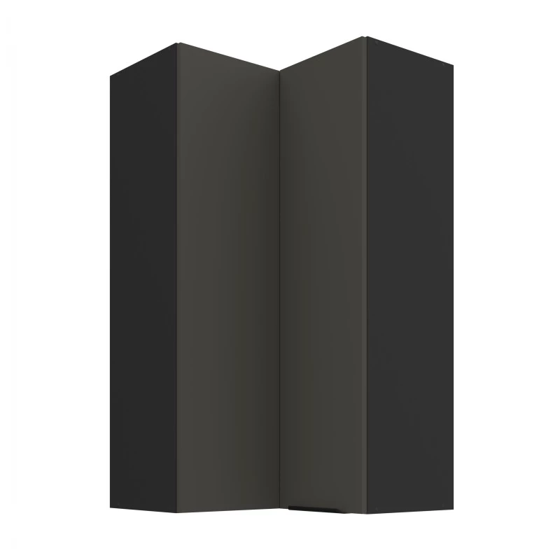 Hochschrank LUNARA 2 – 60 x 60 cm, Graphit/Schwarz