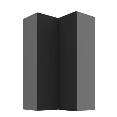 Hochschrank LUNARA 2 - 60x60 cm, schwarz/anthrazit
