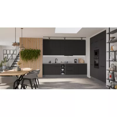 Hochschrank LUNARA 2 - 60x60 cm, schwarz/anthrazit