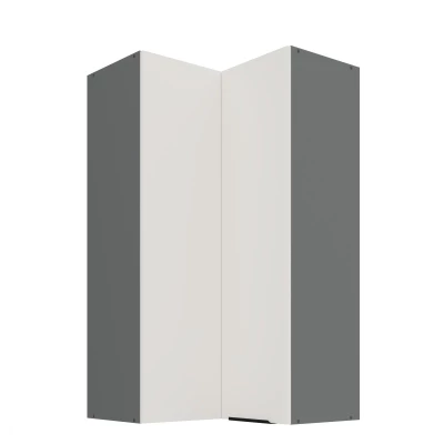 Hochschrank LUNARA 2 - 60x60 cm, weiß/anthrazit
