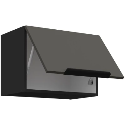 LUNARA Dunstabzugshaube – Breite 50 cm, Graphit/Schwarz