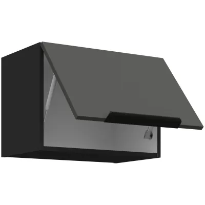 LUNARA Dunstabzugshaube – Breite 50 cm, Graphit/Schwarz