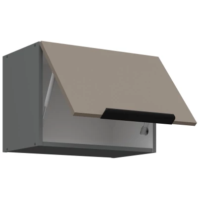 LUNARA Dunstabzugshaube – Breite 50 cm, Dunkelbeige/Anthrazit