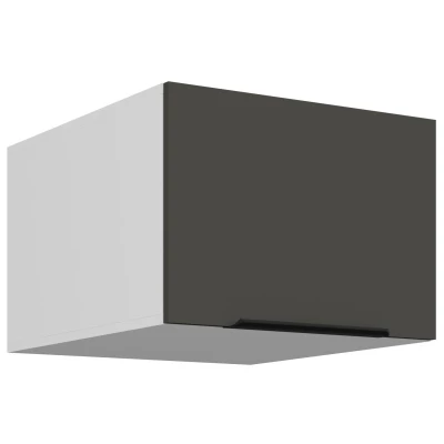 Hängeschrank mit Flügeltüren LUNARA – Breite 50 cm, Graphit/Weiß