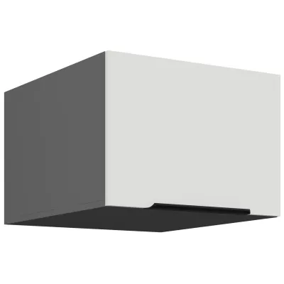 Hängeschrank mit Flügeltüren LUNARA – Breite 50 cm, weiß/anthrazit