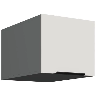 Hängeschrank mit Flügeltüren LUNARA – Breite 40 cm, weiß/anthrazit